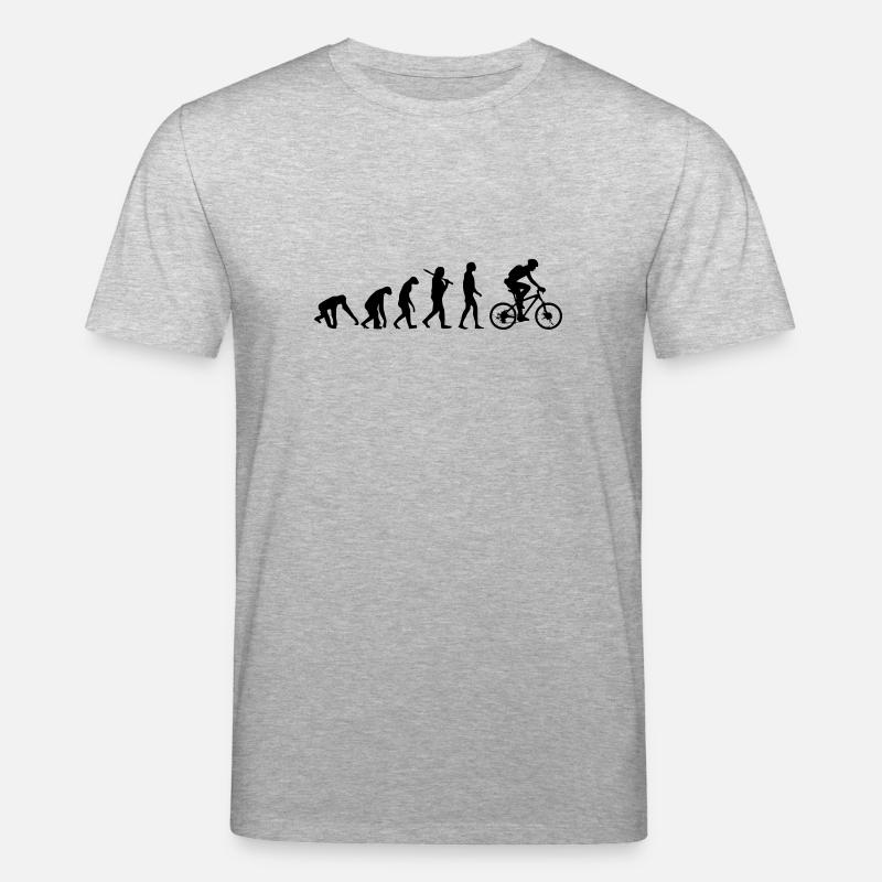 FAHRRAD EVOLUTION - Stanley/Stella Unisex Bio-T-Shirt CREATOR  - Grau meliert