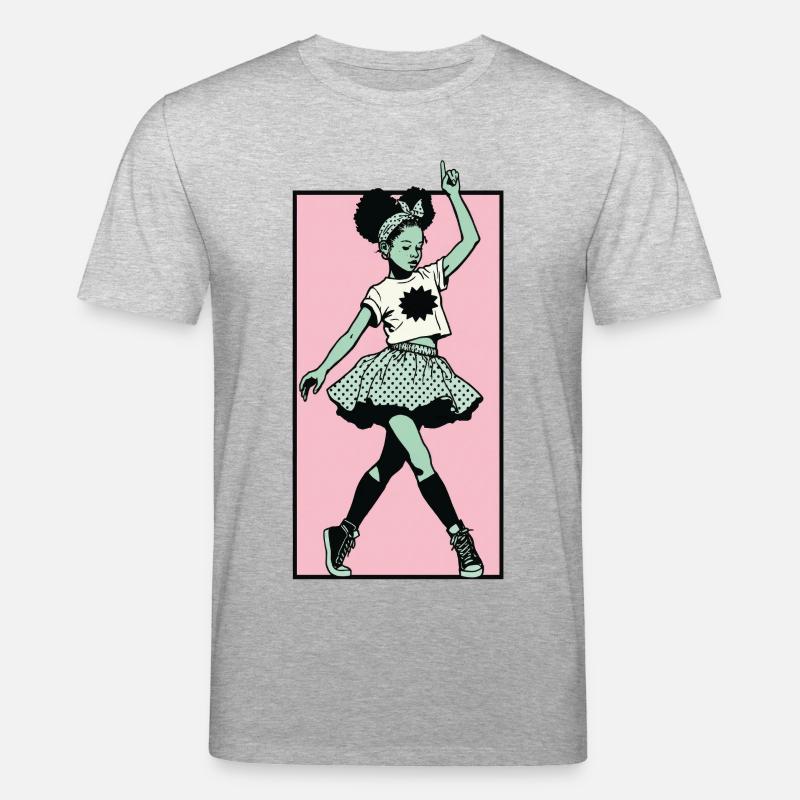 Danseuse #7 - T-shirt bio CREATOR Stanley/Stella Unisexe - gris chiné
