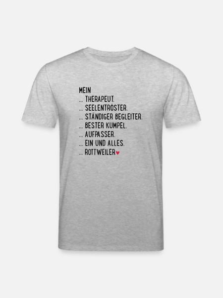 rottweiler - Stanley/Stella Unisex Bio-T-Shirt CREATOR - Grau meliert