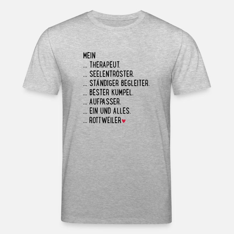 rottweiler - Stanley/Stella Unisex Bio-T-Shirt CREATOR  - Grau meliert