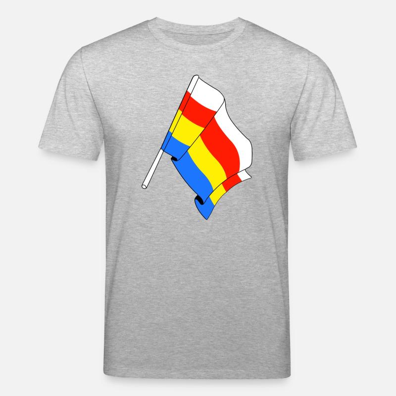 Drapeau : Podlaskie, Pologne - T-shirt bio CREATOR Stanley/Stella Unisexe - gris chiné
