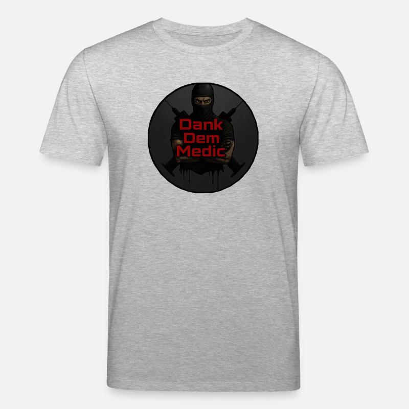 Dank Dem Medic - Stanley/Stella Unisex Bio-T-Shirt CREATOR  - Grau meliert