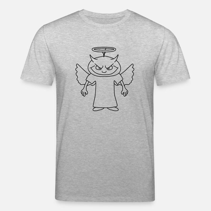 Devil - Stanley/Stella Unisex Bio-T-Shirt CREATOR  - Grau meliert