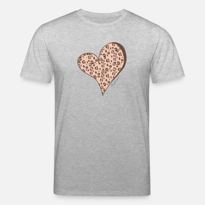 Leo geht immer - Stanley/Stella Unisex Bio-T-Shirt CREATOR  - Grau meliert
