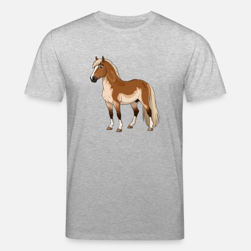 Fjordpferd echt - Stanley/Stella Unisex Bio-T-Shirt CREATOR  - Grau meliert