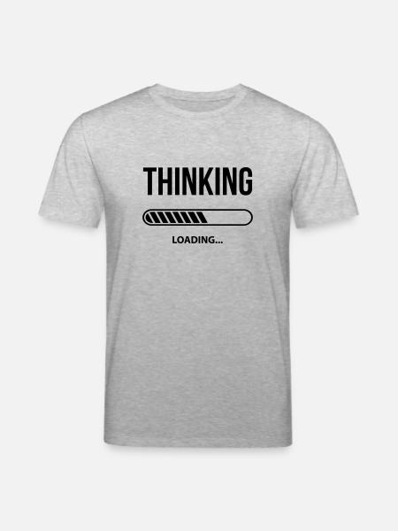 Thinking Loading - Stanley/Stella Unisex Bio-T-Shirt CREATOR - Grau meliert