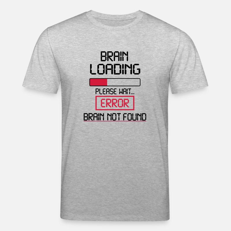 brain loading error - Stanley/Stella Unisex Bio-T-Shirt CREATOR  - Grau meliert