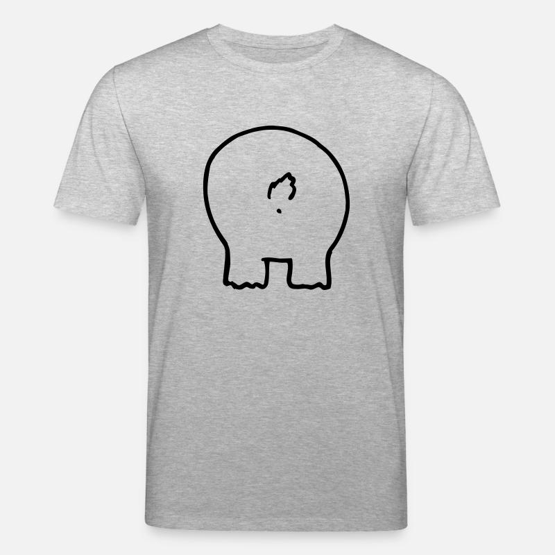 Bear printed 2 sides - T-shirt bio CREATOR Stanley/Stella Unisexe - gris chiné