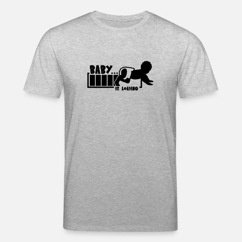 Baby Is Loading - T-shirt bio CREATOR Stanley/Stella Unisexe - gris chiné