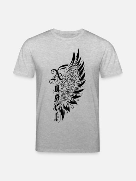 Wing Angel Wing Angel - Stanley/Stella CREATOR Unisex Organic T-Shirt - heather grey