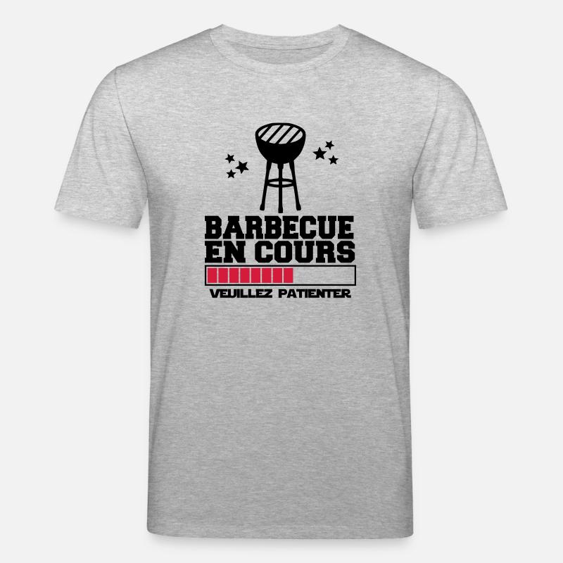 barbecue en cours - T-shirt bio CREATOR Stanley/Stella Unisexe - gris chiné