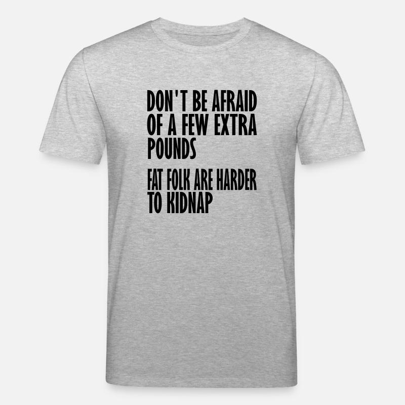 schwerer zu entführen - Stanley/Stella Unisex Bio-T-Shirt CREATOR  - Grau meliert