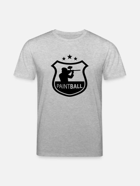 paintball - Stanley/Stella Unisex Bio-T-Shirt CREATOR  - Grau meliert