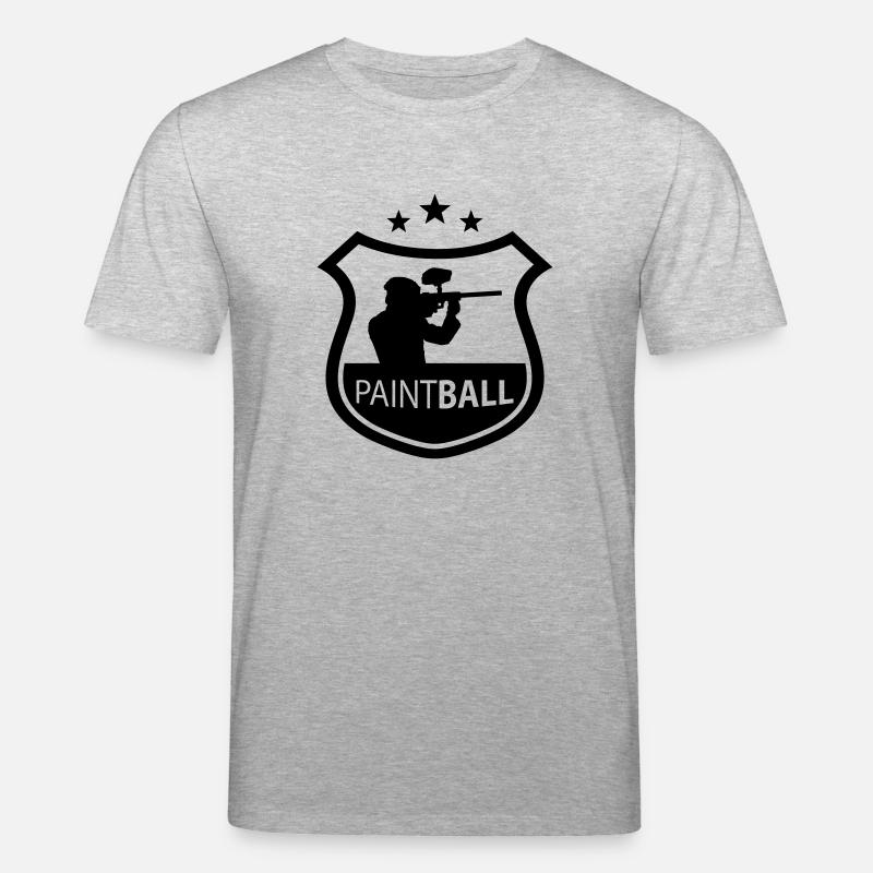 paintball - Stanley/Stella Unisex Bio-T-Shirt CREATOR  - Grau meliert