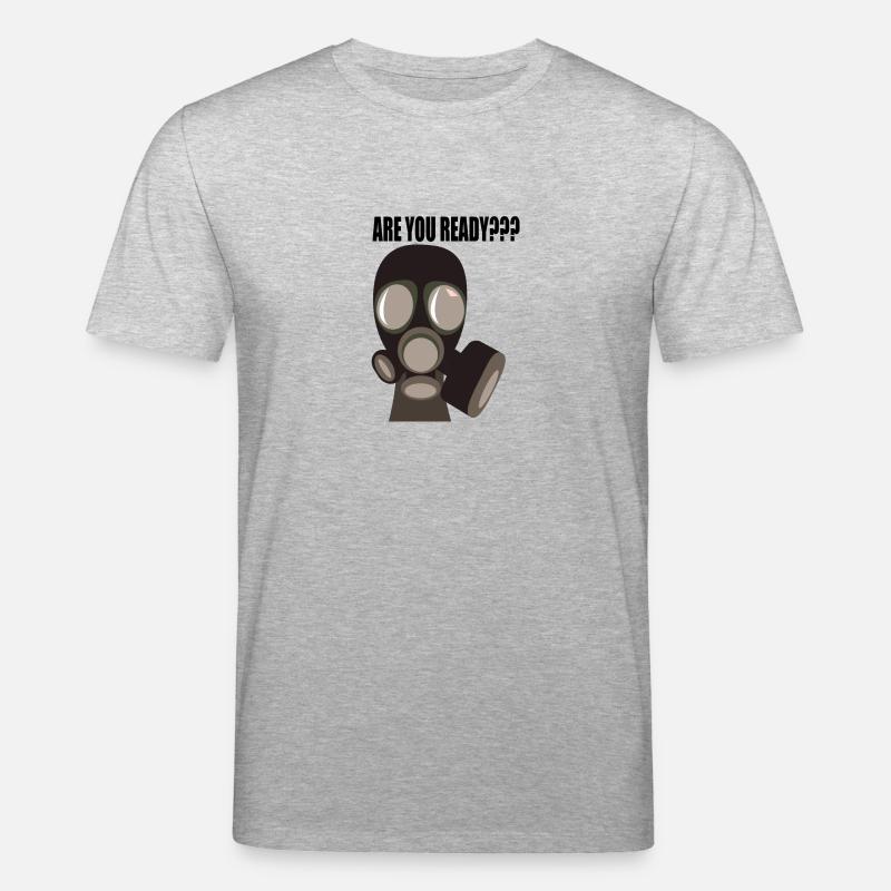 Êtes-vous prêt ??? - T-shirt bio CREATOR Stanley/Stella Unisexe - gris chiné