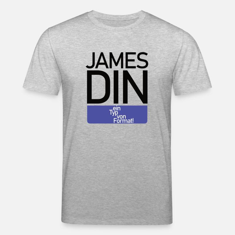 JAMES DIN un type de format - T-shirt bio CREATOR Stanley/Stella Unisexe - gris chiné