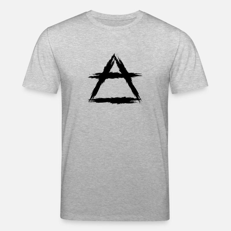 Element Symbol Luft - Stanley/Stella Unisex Bio-T-Shirt CREATOR  - Grau meliert