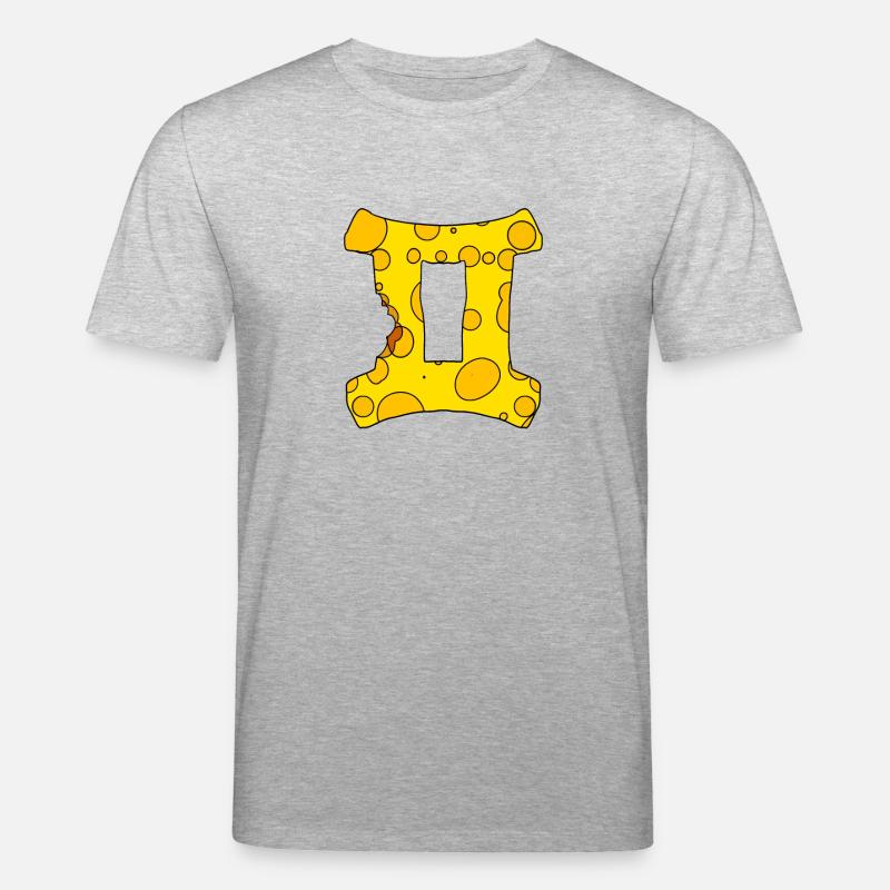 Sternzeichen Zwillinge - Stanley/Stella Unisex Bio-T-Shirt CREATOR  - Grau meliert