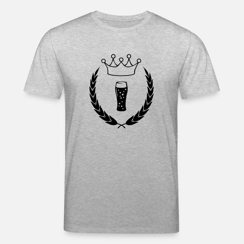bier_symbol_01 - T-shirt bio CREATOR Stanley/Stella Unisexe - gris chiné