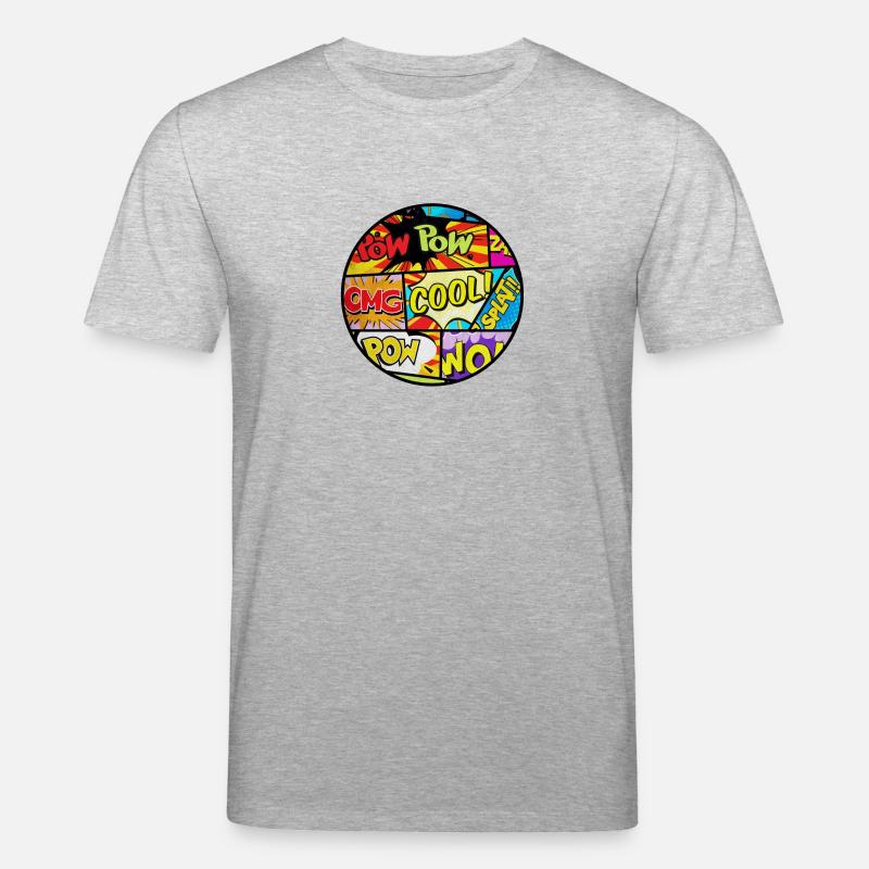 Comic-Stil - Stanley/Stella Unisex Bio-T-Shirt CREATOR  - Grau meliert
