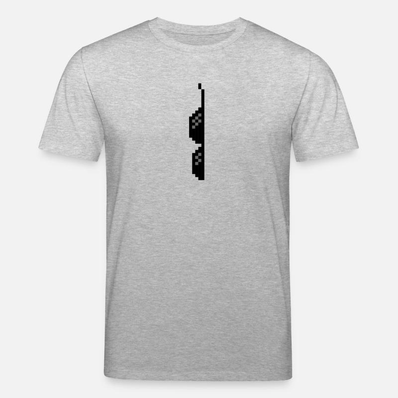 Th.. Life Brille Geschenk Idee - Stanley/Stella Unisex Bio-T-Shirt CREATOR  - Grau meliert
