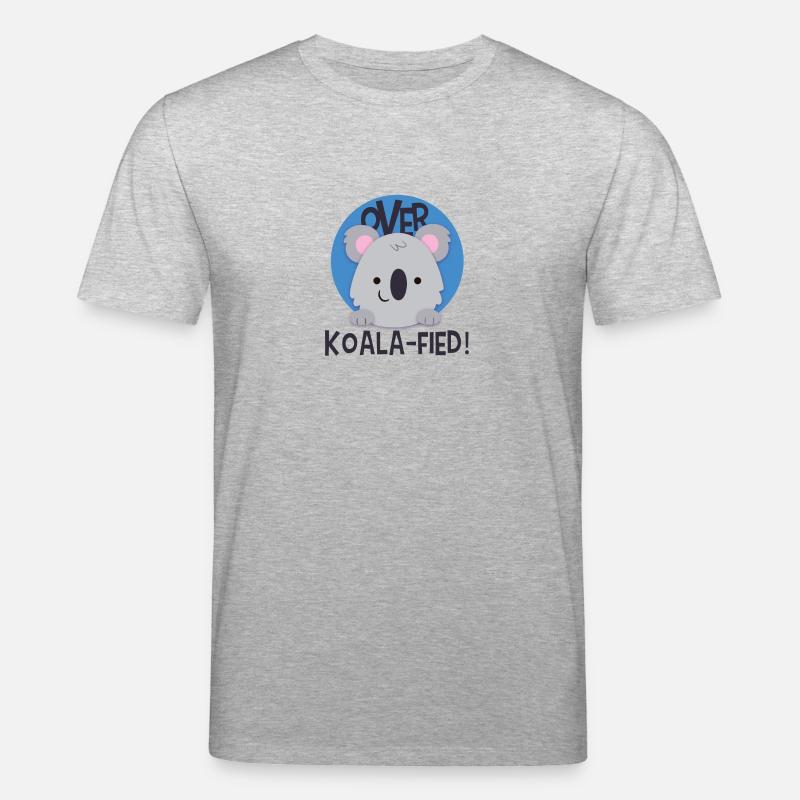 koala 2 white - Stanley/Stella Unisex Bio-T-Shirt CREATOR  - Grau meliert