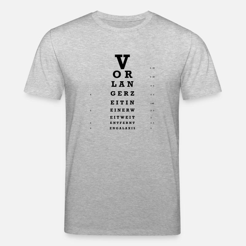 Sehtest - Stanley/Stella Unisex Bio-T-Shirt CREATOR  - Grau meliert
