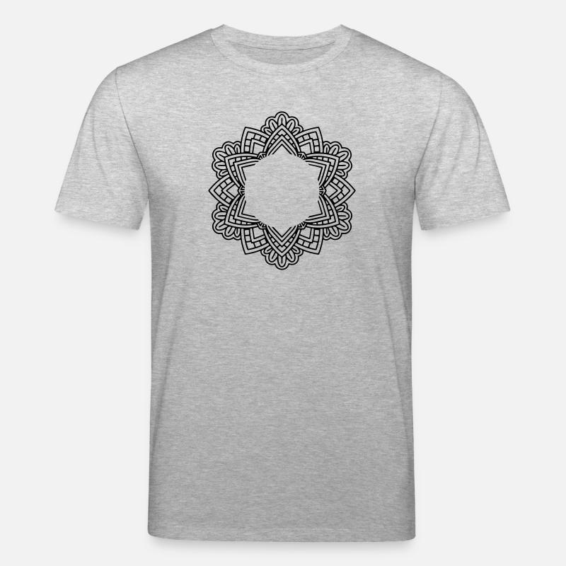 Mandala - Stanley/Stella Unisex Bio-T-Shirt CREATOR  - Grau meliert