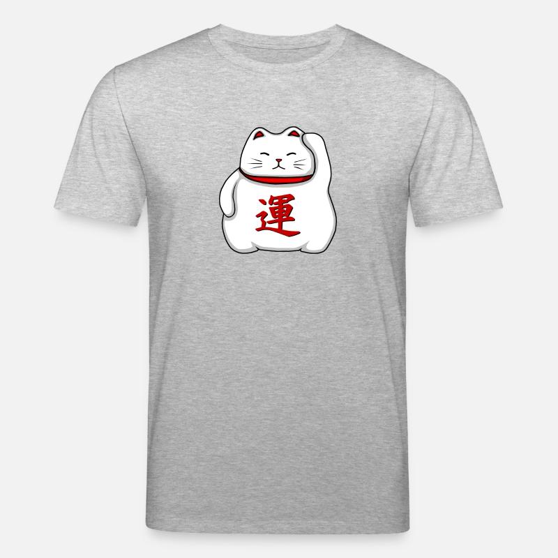 Maneki neko- - T-shirt bio CREATOR Stanley/Stella Unisexe - gris chiné