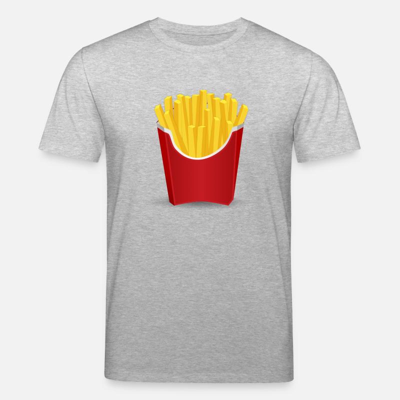 Pommes Geschenkidee - Stanley/Stella Unisex Bio-T-Shirt CREATOR  - Grau meliert