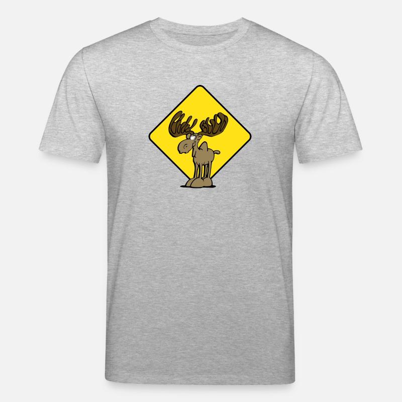Attention Moose Moose - T-shirt bio CREATOR Stanley/Stella Unisexe - gris chiné
