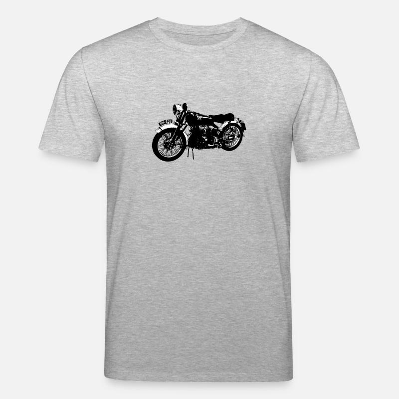 Moto classique Black Shadow - T-shirt bio CREATOR Stanley/Stella Unisexe - gris chiné