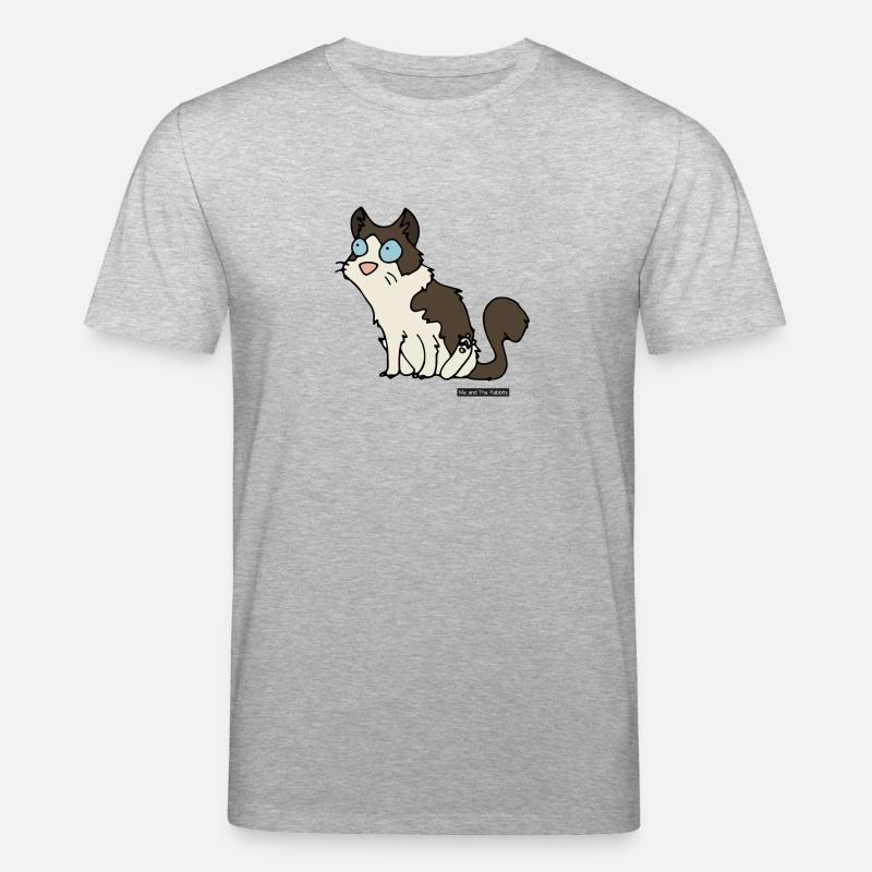 Chat - Ragdoll - T-shirt bio CREATOR Stanley/Stella Unisexe - gris chiné