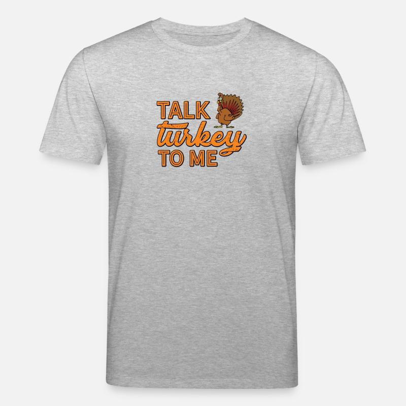 Nenn mich Truthahn - Stanley/Stella Unisex Bio-T-Shirt CREATOR - Grau meliert