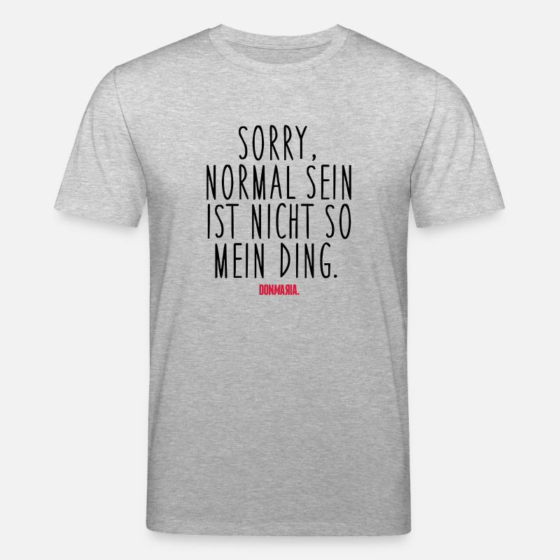 Normal sein - Stanley/Stella Unisex Bio-T-Shirt CREATOR  - Grau meliert