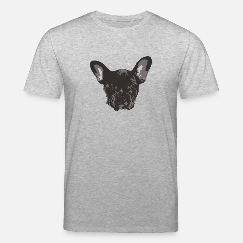 bouledogue français - T-shirt bio CREATOR Stanley/Stella Unisexe - gris chiné