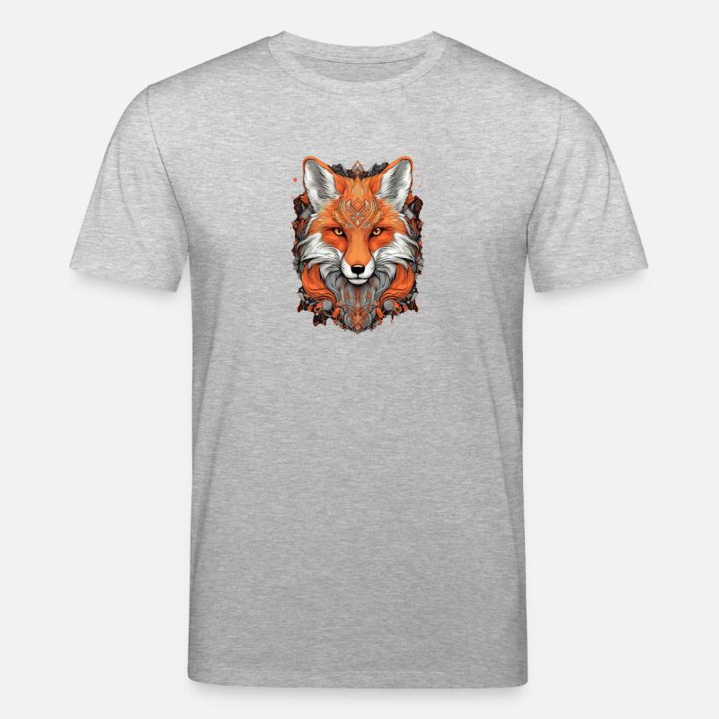 Fuchs - Stanley/Stella Unisex Bio-T-Shirt CREATOR  - Grau meliert