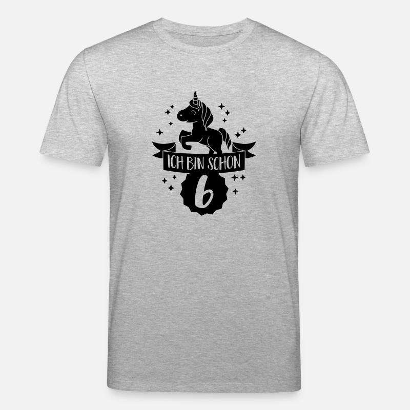 I'm already 6 - Stanley/Stella CREATOR Unisex Organic T-Shirt - heather grey