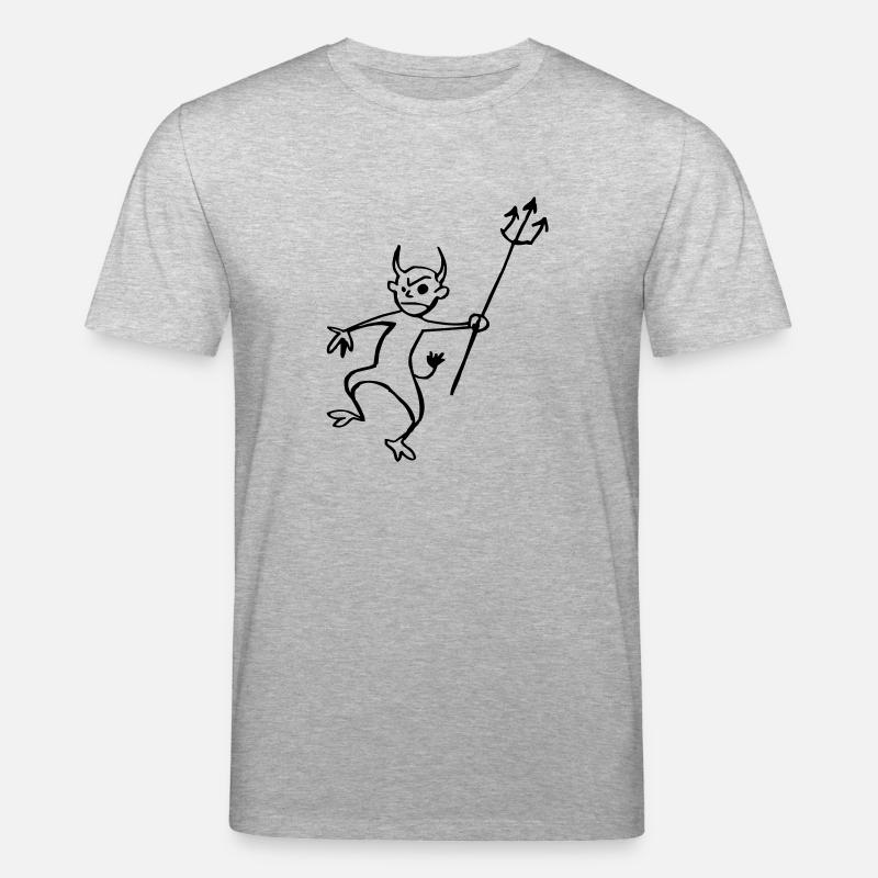 Diable - T-shirt bio CREATOR Stanley/Stella Unisexe - gris chiné