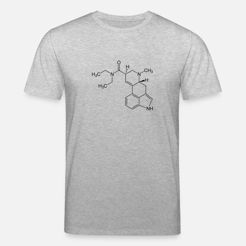Molécule de LSD - T-shirt bio CREATOR Stanley/Stella Unisexe - gris chiné