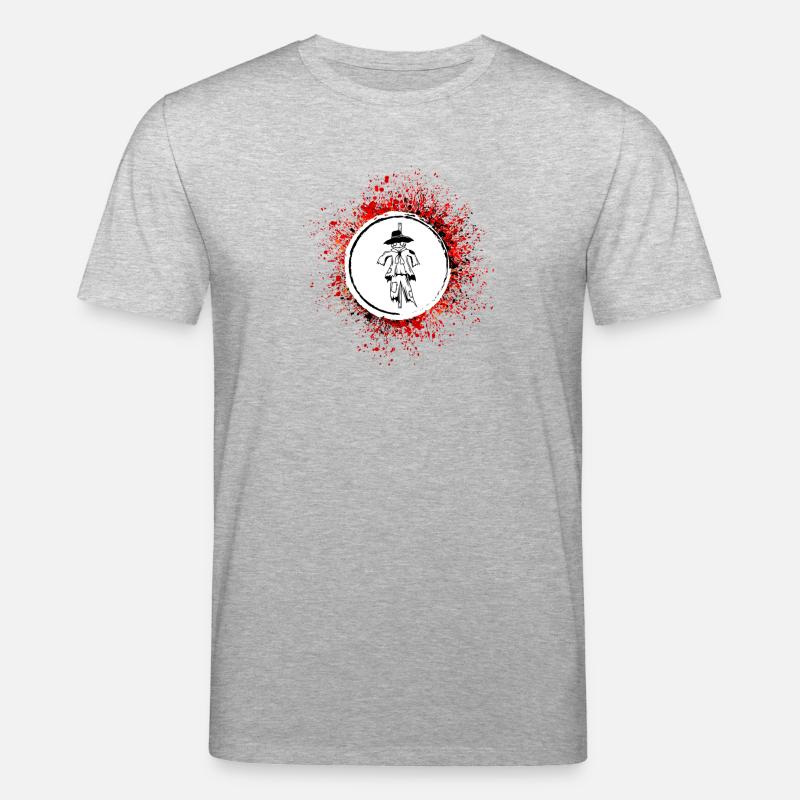 Vogelscheuche - Stanley/Stella Unisex Bio-T-Shirt CREATOR  - Grau meliert