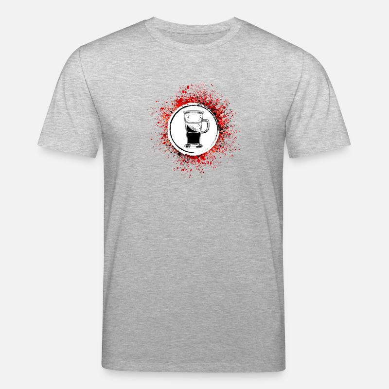 Kaffee Icon - Stanley/Stella Unisex Bio-T-Shirt CREATOR  - Grau meliert
