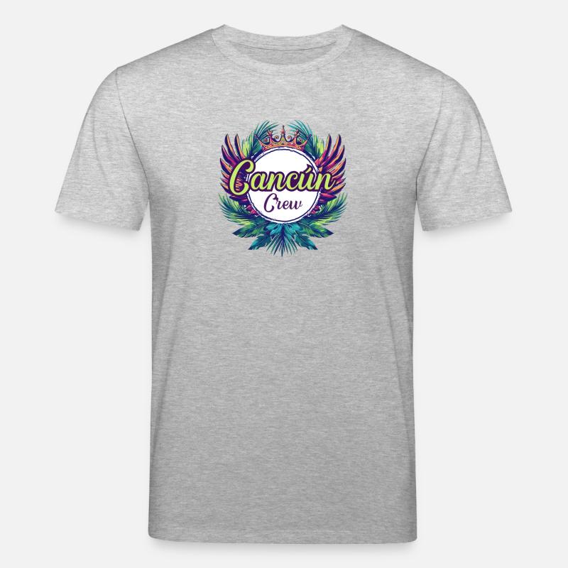 Cancun Crew Urlaub - Stanley/Stella Unisex Bio-T-Shirt CREATOR  - Grau meliert
