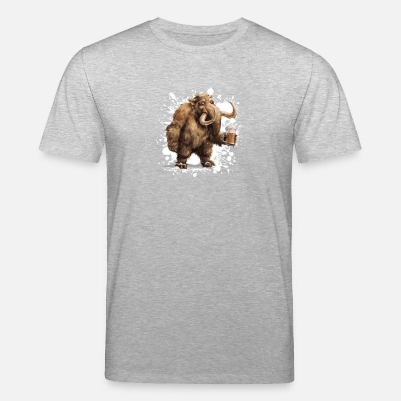 Mammut Bière Funny - T-shirt bio CREATOR Stanley/Stella Unisexe - gris chiné
