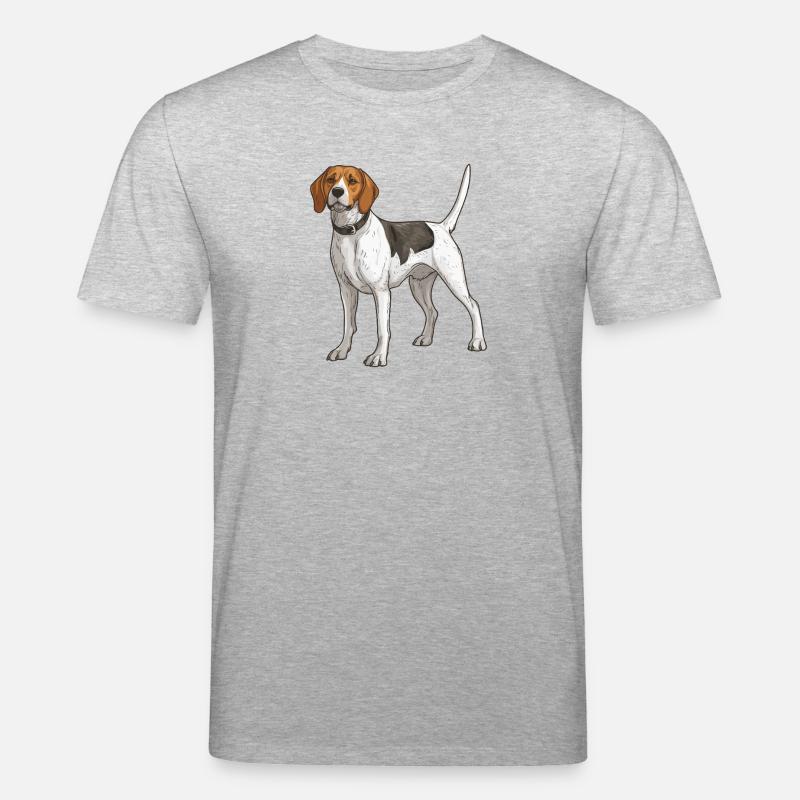 Beagle Hund - Stanley/Stella Unisex Bio-T-Shirt CREATOR  - Grau meliert