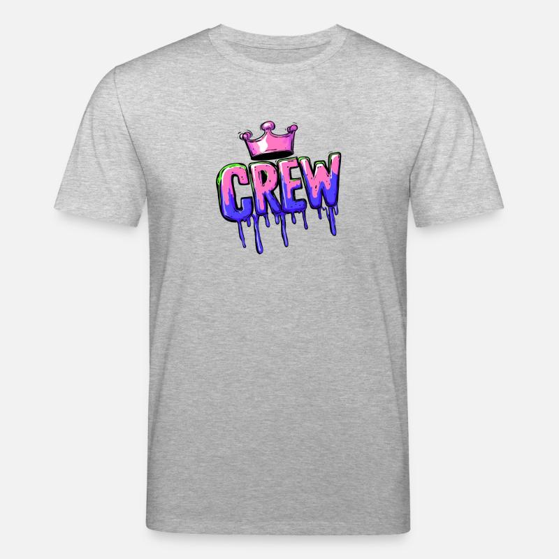 Crew Mitglied - Stanley/Stella Unisex Bio-T-Shirt CREATOR  - Grau meliert