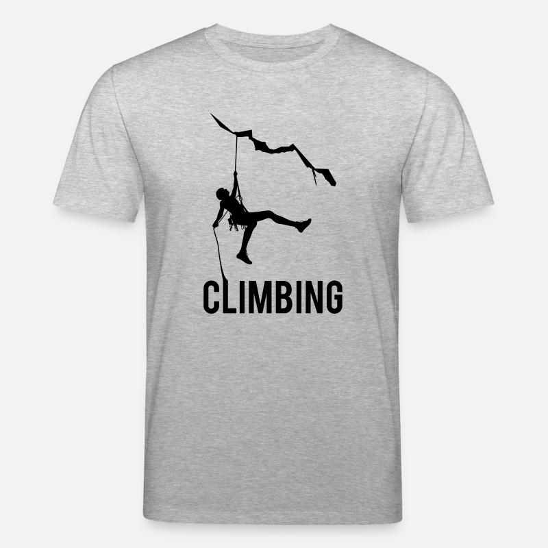 Climbing - Stanley/Stella Unisex Bio-T-Shirt CREATOR  - Grau meliert