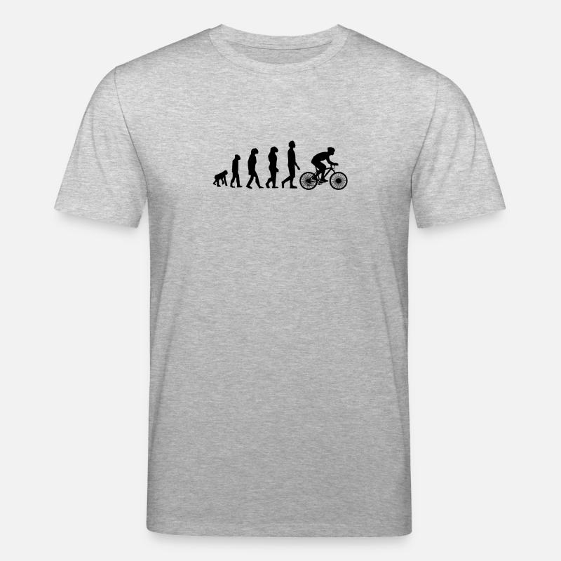 VTT descente descente VTT évolution - T-shirt bio CREATOR Stanley/Stella Unisexe - gris chiné