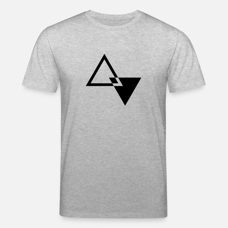 MODERN TRIANGLE SHAPE - Stanley/Stella Unisex Bio-T-Shirt CREATOR  - Grau meliert