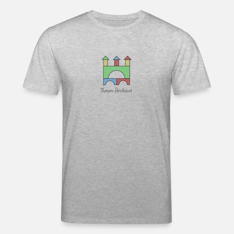 Future chemise d'architecte d'enfants - T-shirt bio CREATOR Stanley/Stella Unisexe - gris chiné